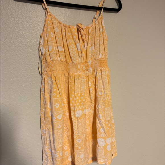 Roxy Orange and White Floral Dress - Picture 1 of 3